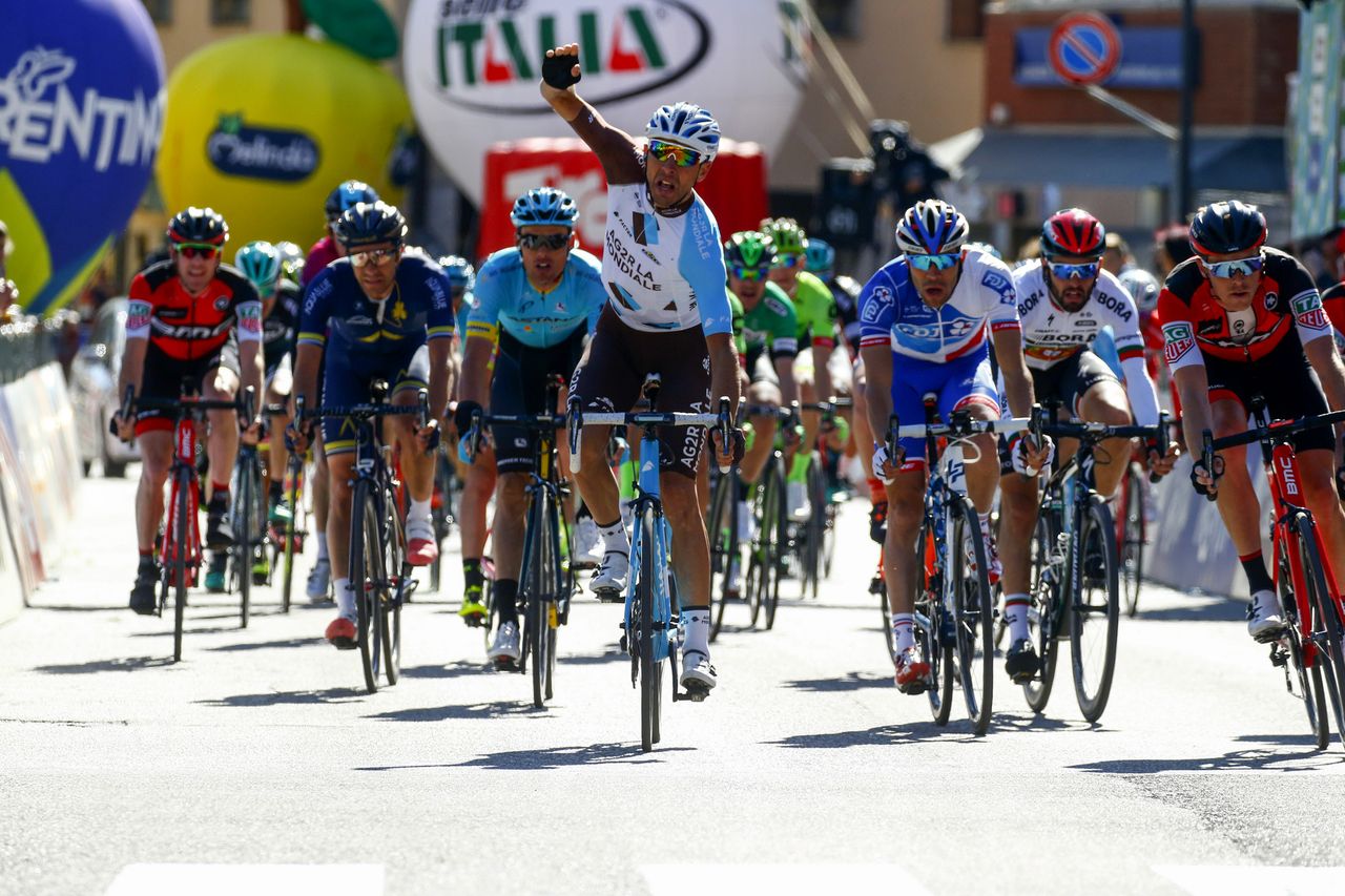 Matteo Montaguti (AG2R La Mondiale) wins stage 4 of Tour of the Alps