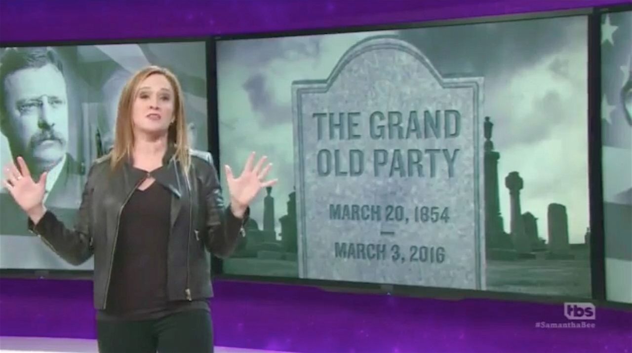 Sam Bee pronounces the GOP dead