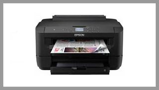 Epson WorkForce WF-7210DTW på hvid baggrund