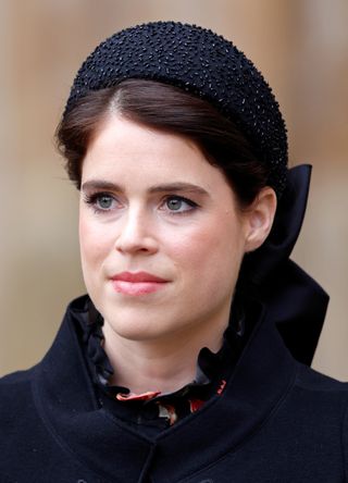 Princess Eugenie attends a Service of Thanksgiving for the life of Prince Philip, Duke of Edinburgh at Westminster Abbey on March 29, 2022 in London, England