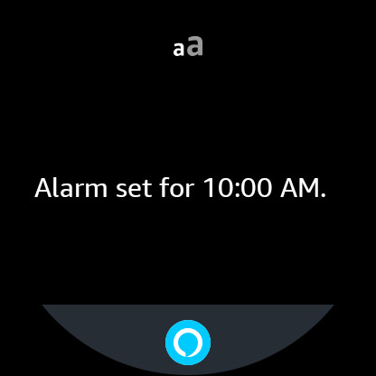 O aplicativo Alexa no Wear OS