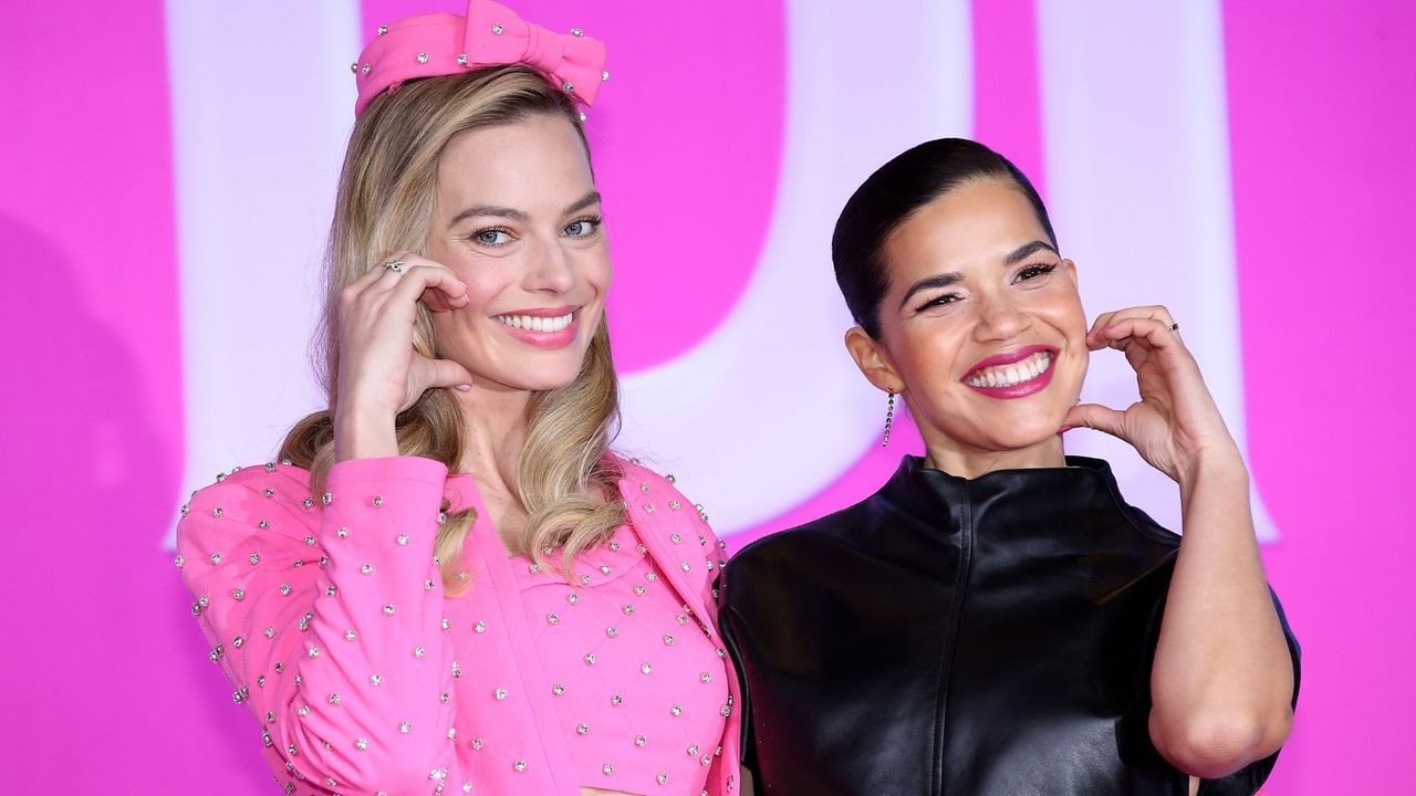 margot robbie and america ferrera