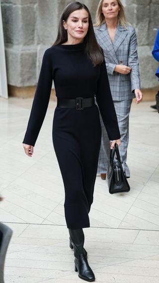 Queen Letizia of Spain attends the commemoration of the 25th anniversary of the "Aequitas Foundation" at El Prado Museum on November 14, 2024