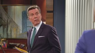 Peter Bergman as Jack surprised in The Young and the Restless