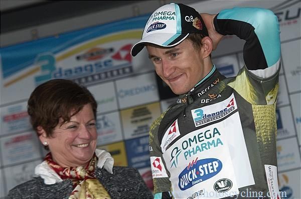 Overall Driedaagse Van West Vlaanderen leader Michal Kwiatkowski (Omega Pharma-Quickstep)