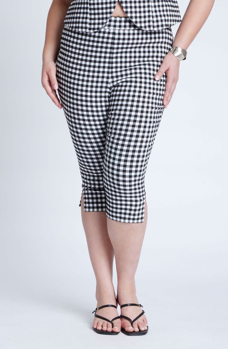 Gingham Capri Pants