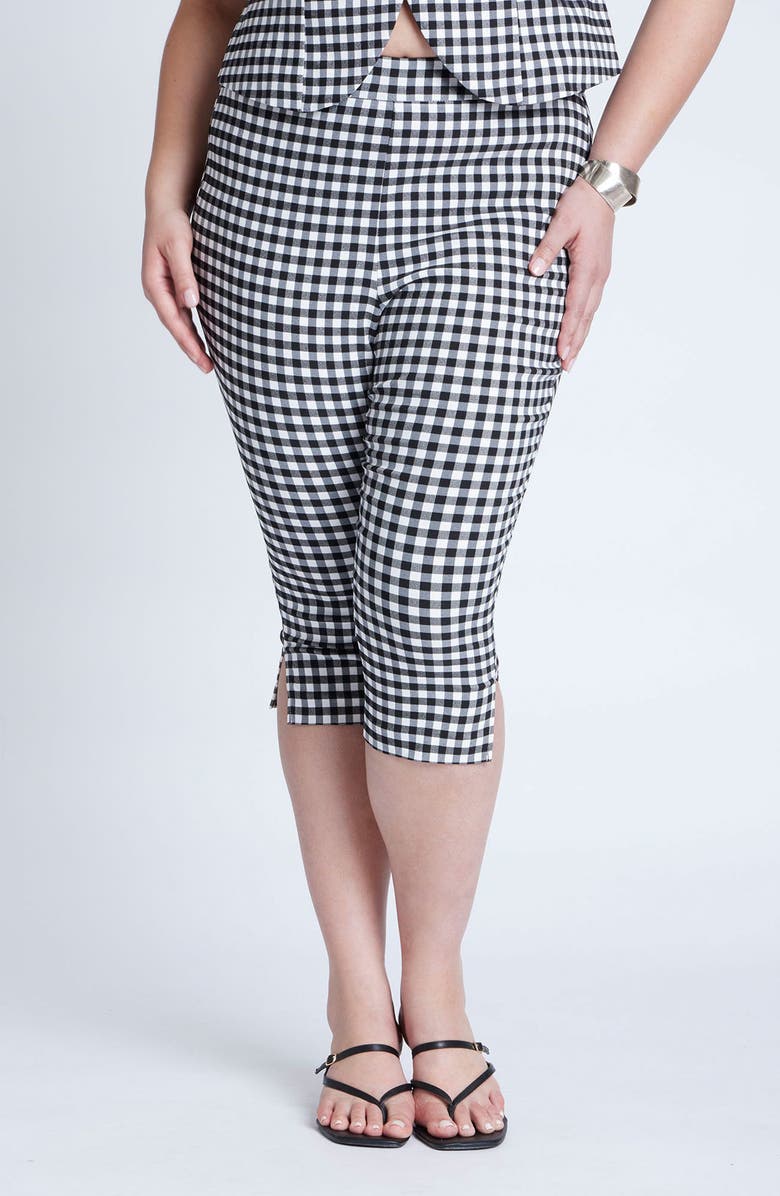 Gingham Capri Pants