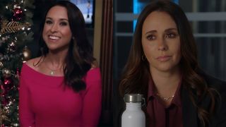 Lacey Chabert in Hallmark movie and Jennifer Love Hewitt on 9-1-1