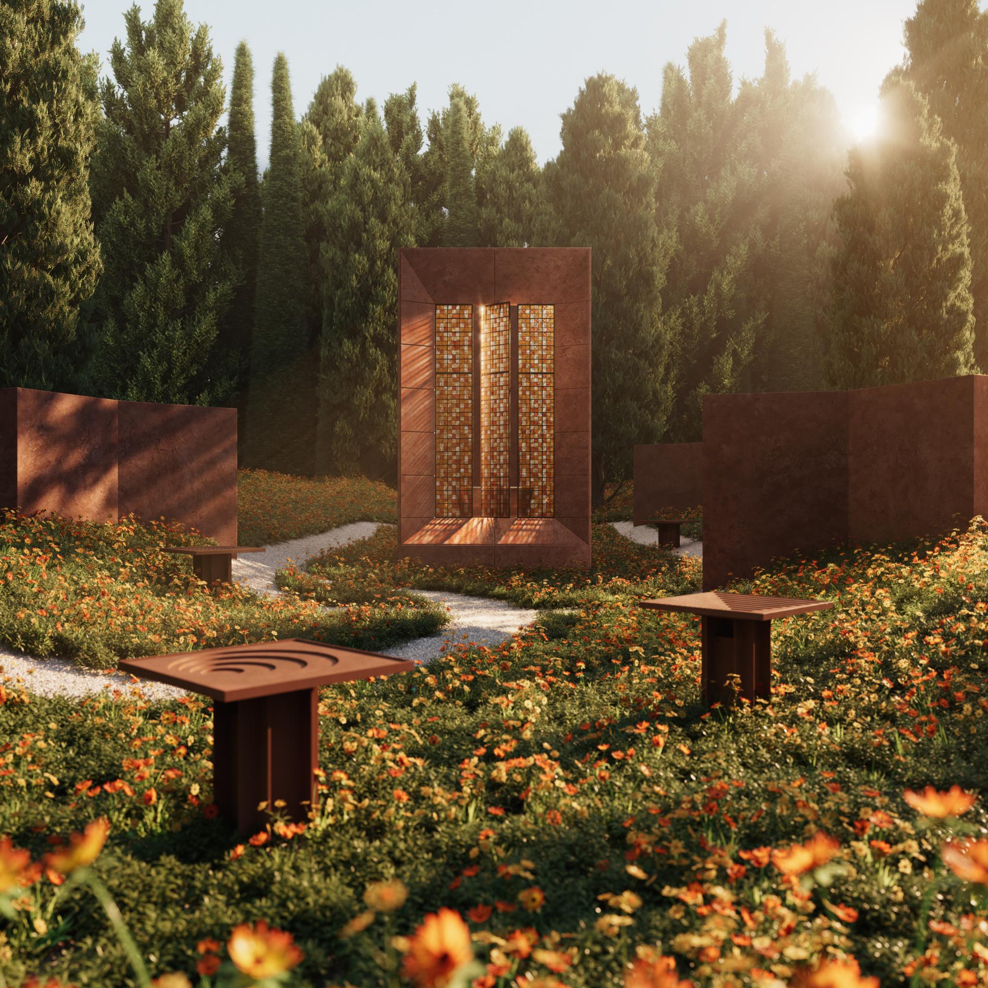 Kohler x Flamingo Estate Bathhouse installation at Milan Design Week 2026