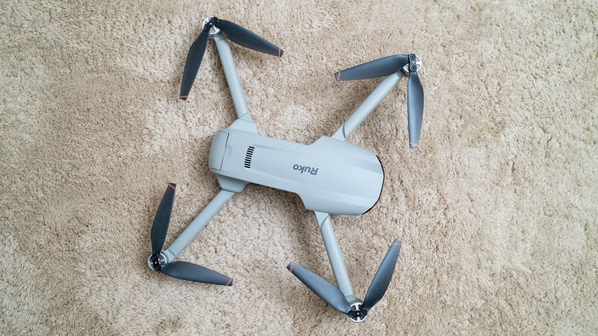 Ruko F11PRO 2 from above on a carpet