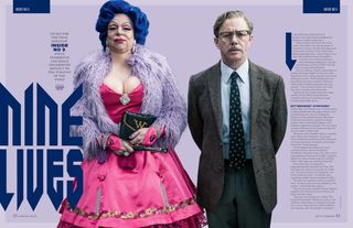 Steve Pemberton in a pink dress and Reece Shearsmith in a suit.