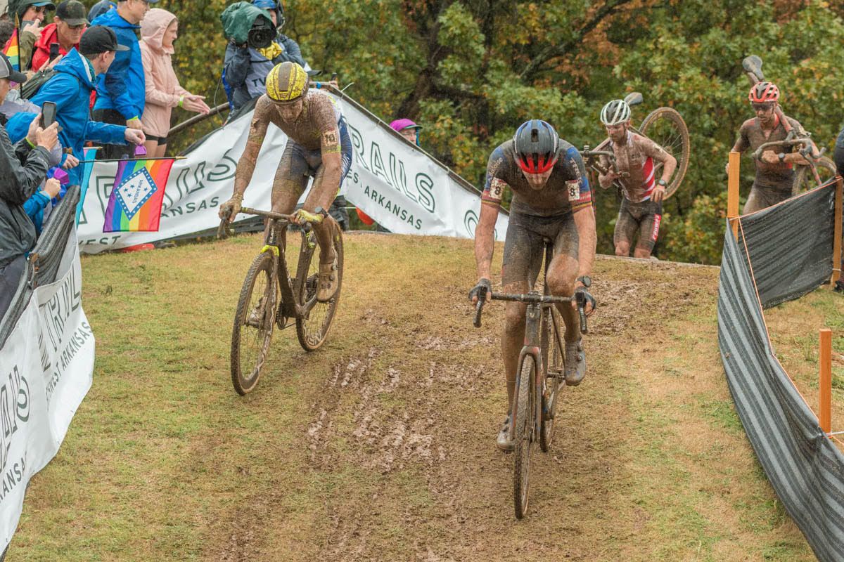 The UCI Cyclo-cross World Cup in Fayetteville, won by Quinten Hermans ahead of Eli Iserbyt