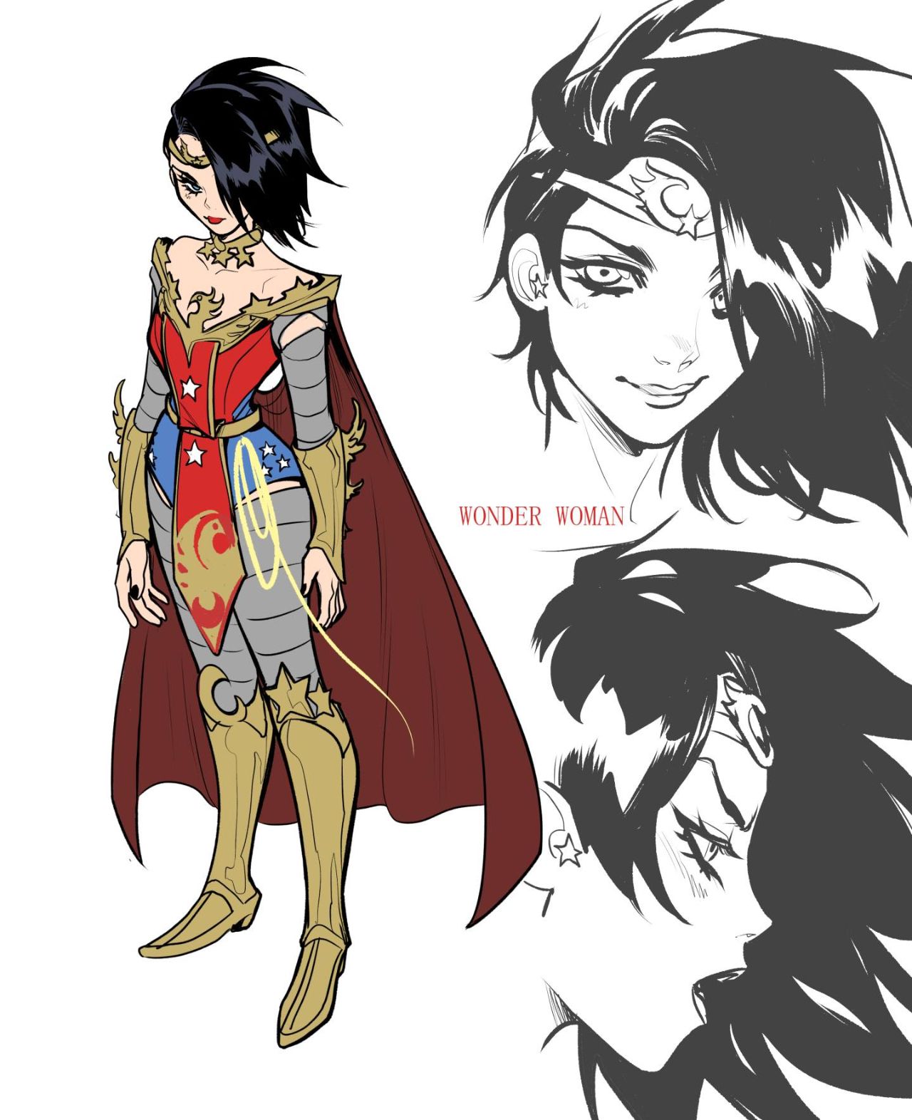 RWBY/Justice League character designs