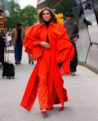 coat - heidi klum