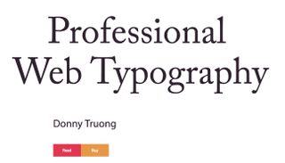 Here's a great and comprehensive guide to web type