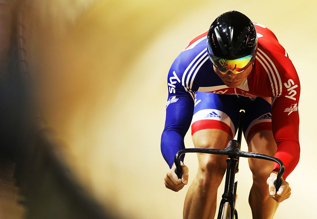 Sir Chris Hoy of Great Britain in action during qualifying for the Men&#039;s Sprint on day four of the UCI Track Cycling World Championships at the Ballerup Super Arena on March 27, 2010 in Copenhagen, Denmark.