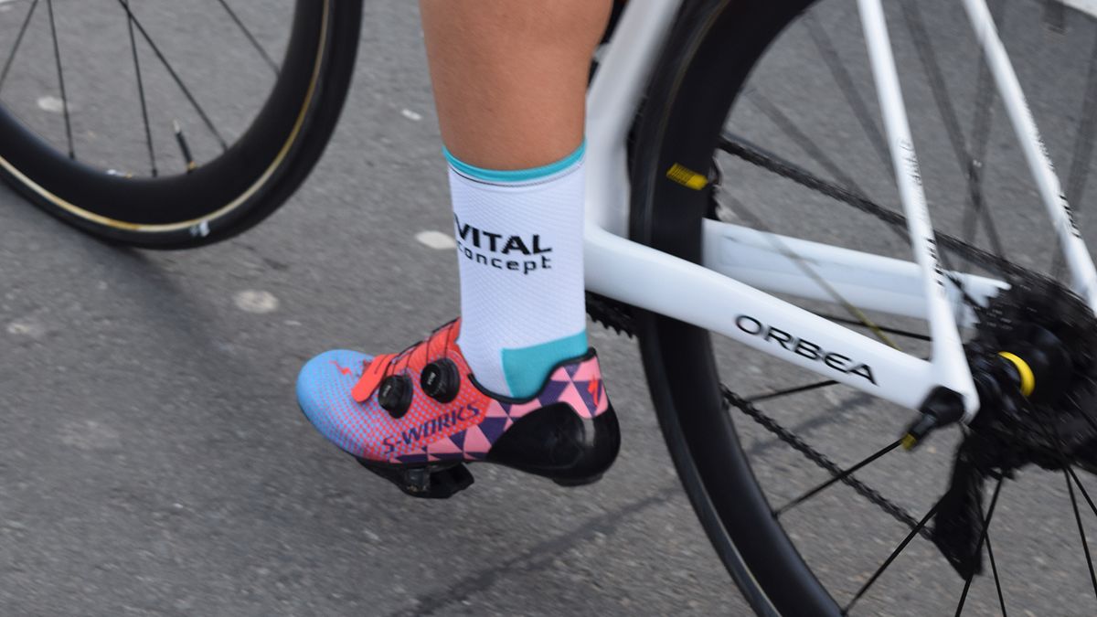 This Vital Concept rider raced in special edition S-Work 6 shoes
