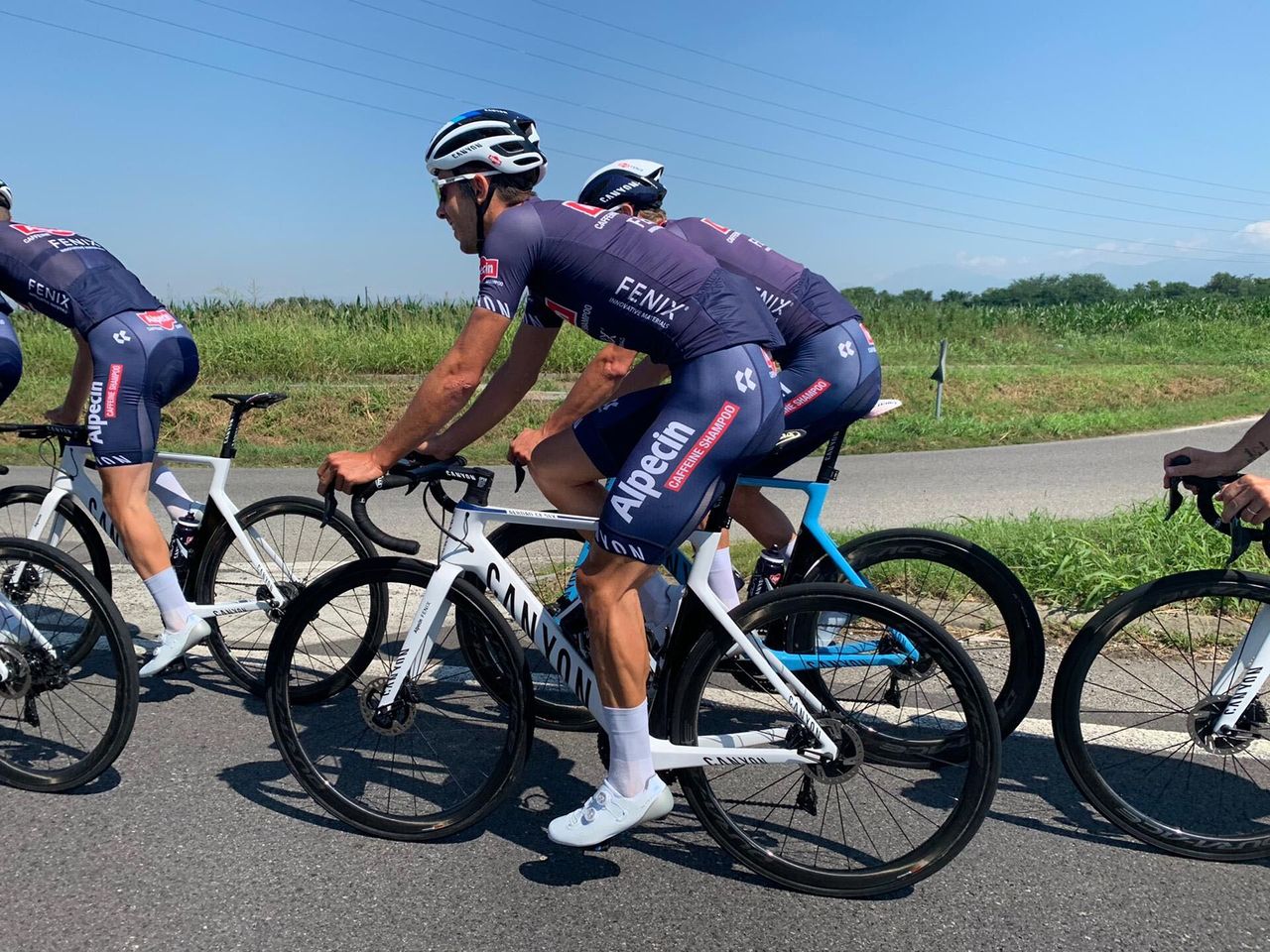 Mathieu van der Poel and his Alpecin-Fenix teammates preview the Milan-San Remo route for 2020