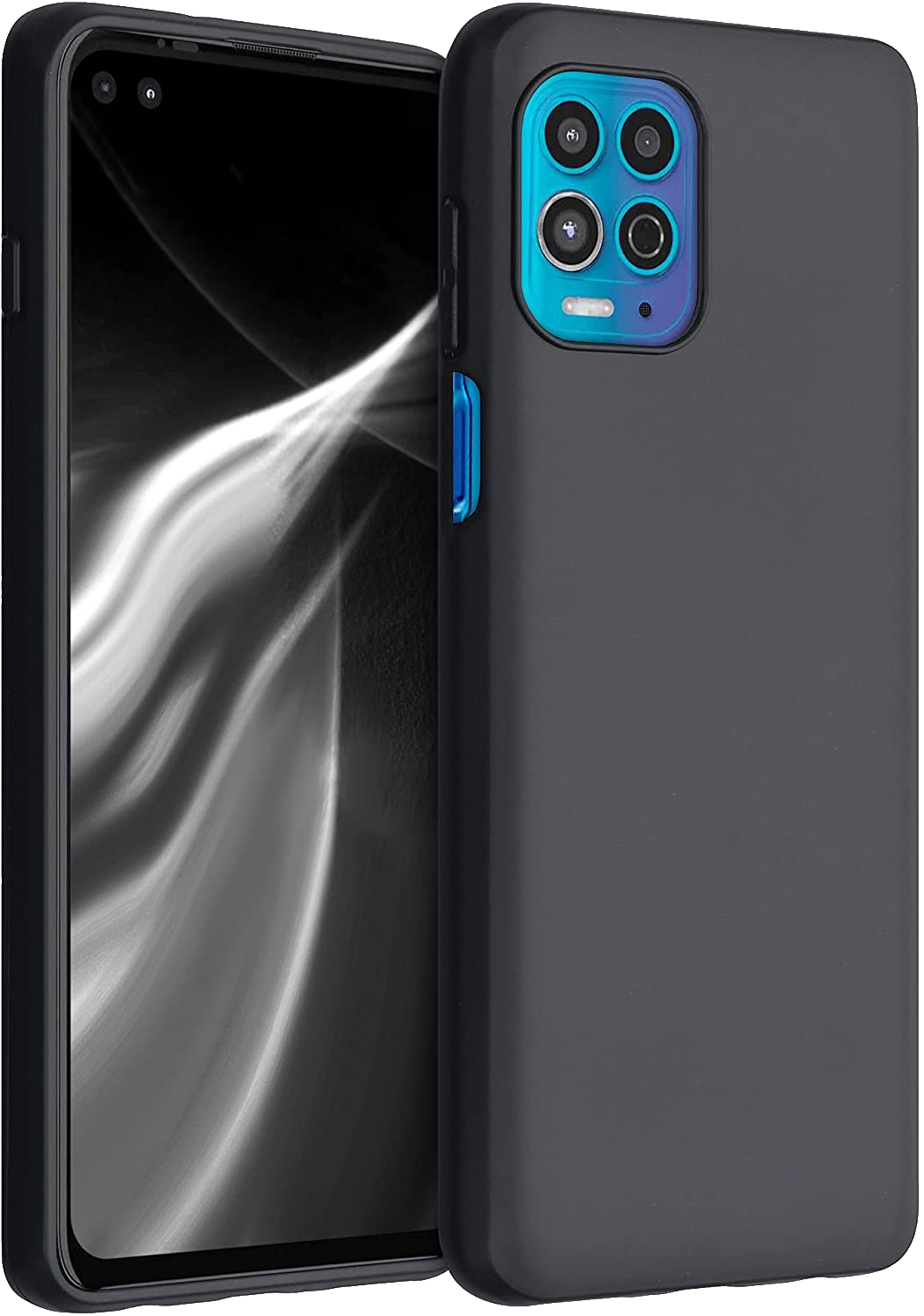 Kwmobile Soft Matte Black Case Moto G100 Cover Reco