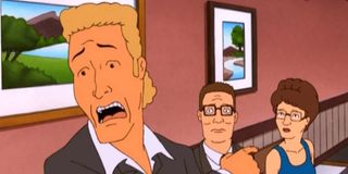 Brad Pitt as Patch Boomhauer on King of the Hill