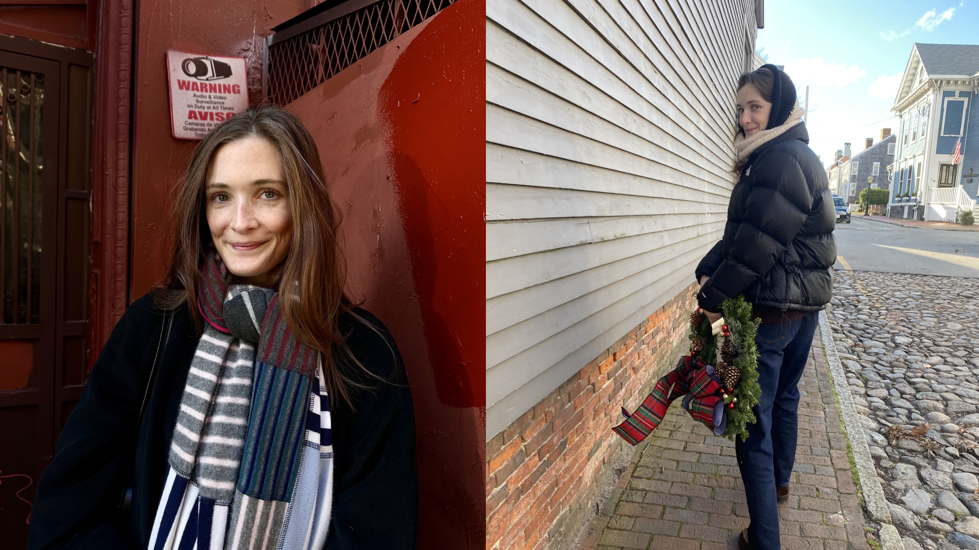 Grace O’Neill Dougherty wearing a scarf