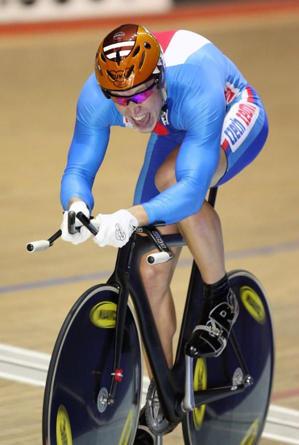 Tomas Babek (Czech Republic) just missed out on the medals in the men's 1km time trial.