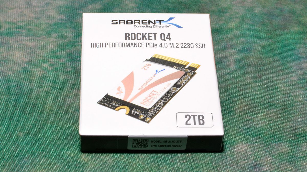 SABRENT Rocket Q4 2230 NVMe 4.0 2TB High Performance PCIe 4.0 M.2 2230 SSD  for Steam Deck, ASUS ROG Ally [SB-213Q-2TB] 