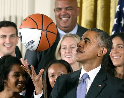 President Obama hosts the NCAA women's basketball champions