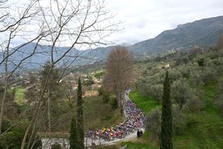 Tirreno-Adriatico stage 2 LIVE - Gravel climb to UNESCO World Heritage Site finish location on the menu for the riders