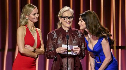 Emily Blunt, Meryl Streep and Anne Hathaway at the 2024 SAG Awards