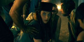 Rebecca Ferguson notices Abra in Doctor Sleep