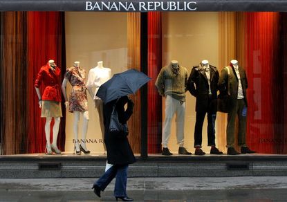 The Banana Republic flagship store in London.