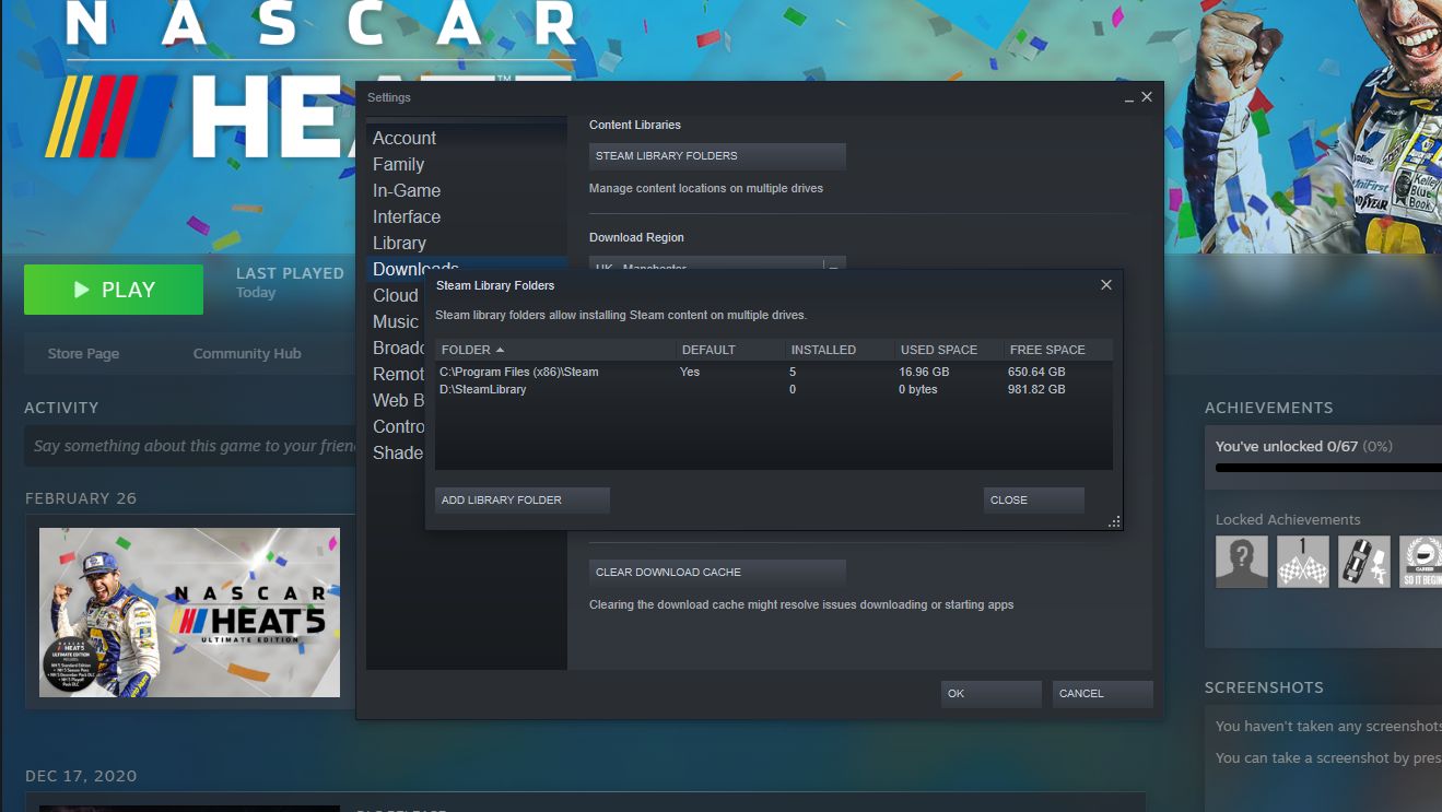 Steam library