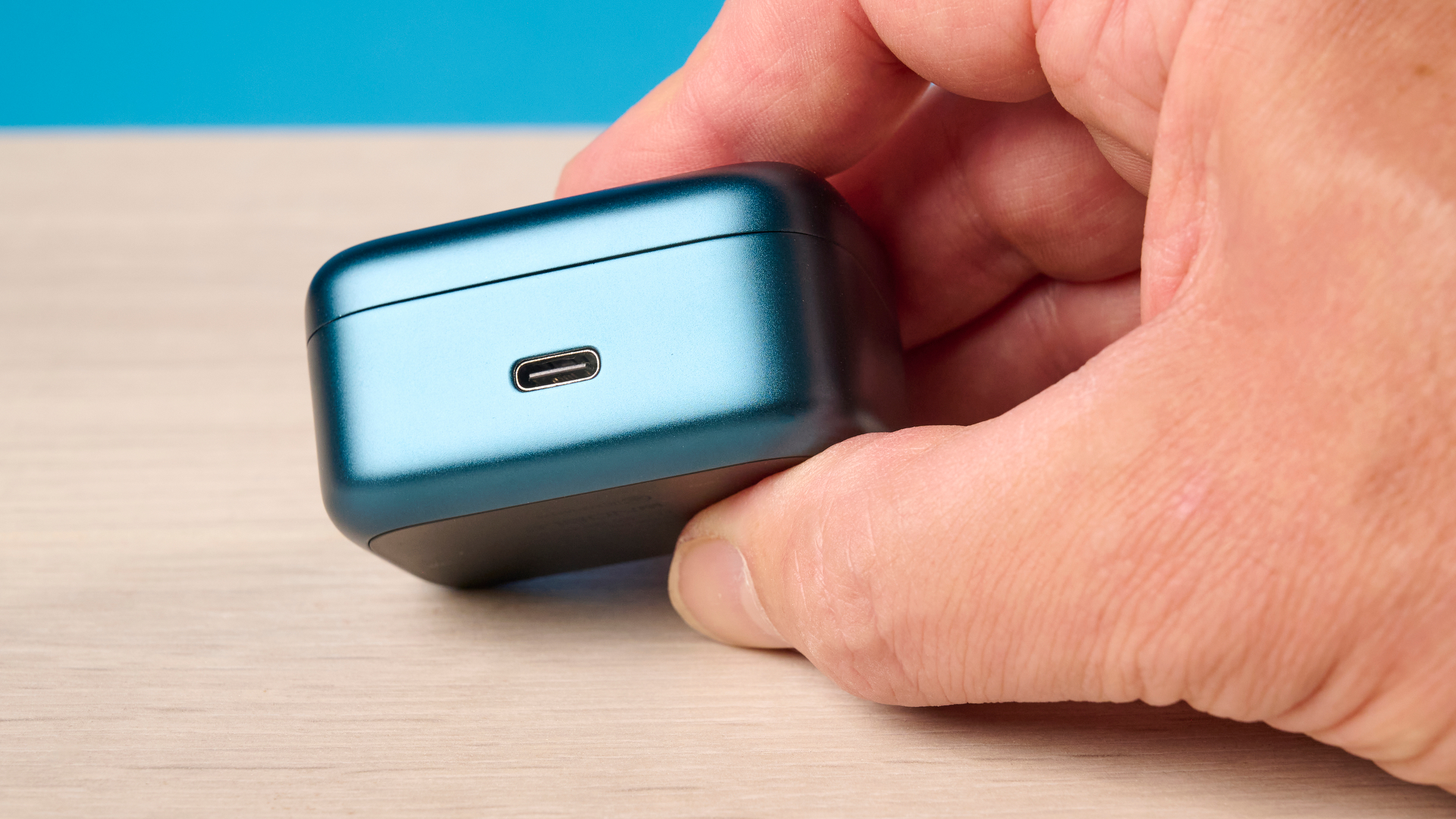 A pair of Noble Audio Osprey wireless earbuds