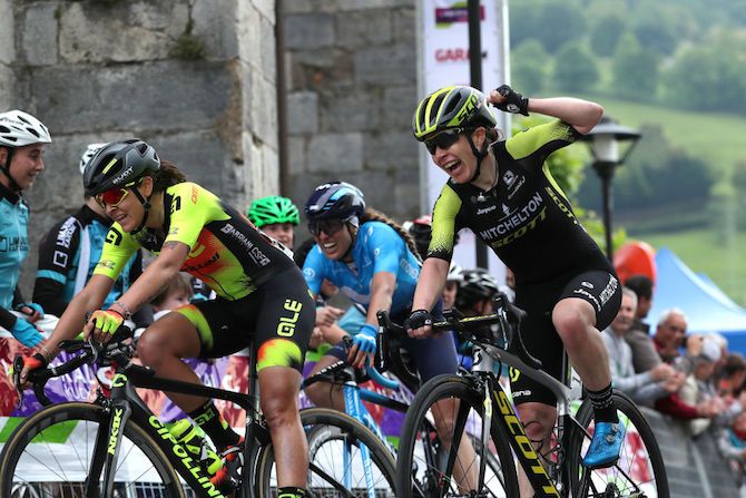 Amanda Spratt ((Mitchelton-Scott) is thrilled to have won stage 2 of the 2019 Emakumeen Bira