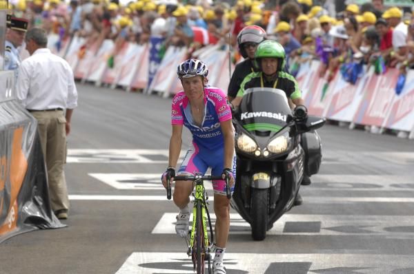 Damiano Cunego (Lampre-Farnese Vini) was aiming for stage victory today