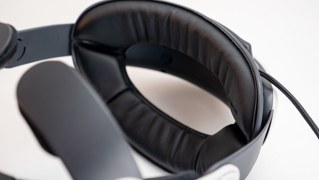 The BoboVR M3 Pro headstrap replacement on a Meta Quest 3
