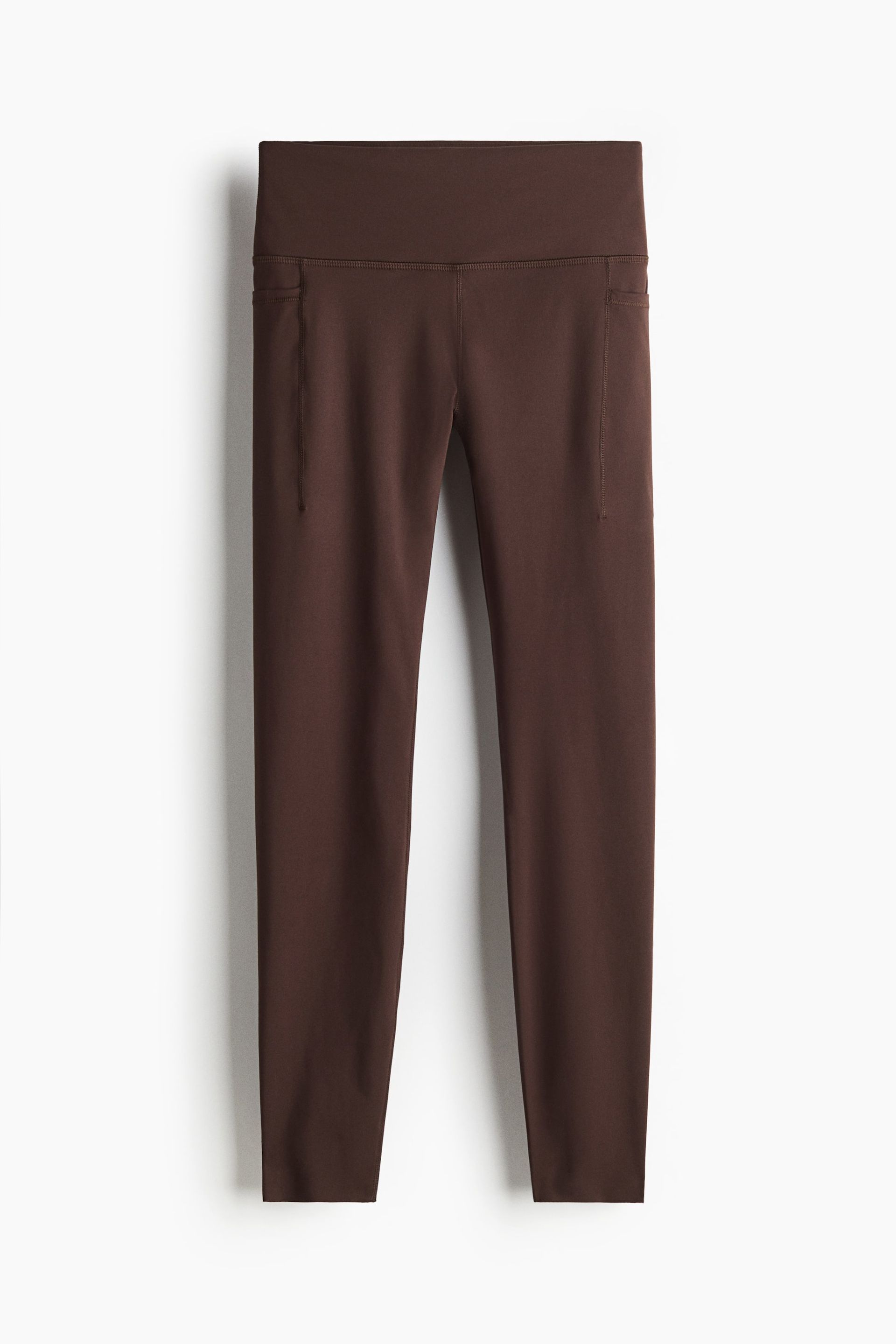 Pocket-Detail Sports Leggings With Drymove™ - Black
