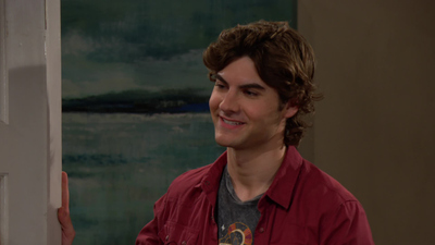 Remy (Christian Weissman) smiles in the doorway on The Bold and the Beautiful