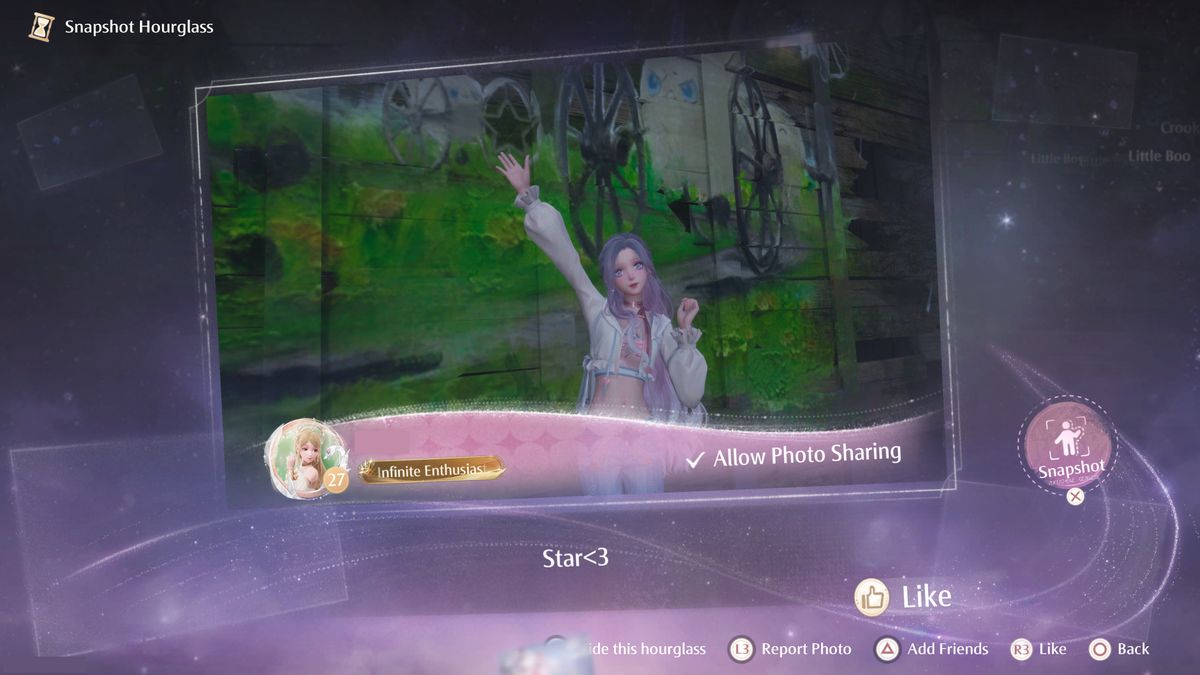 Examples of players using the Snapshot feature to help other people with puzzles and quizzes.