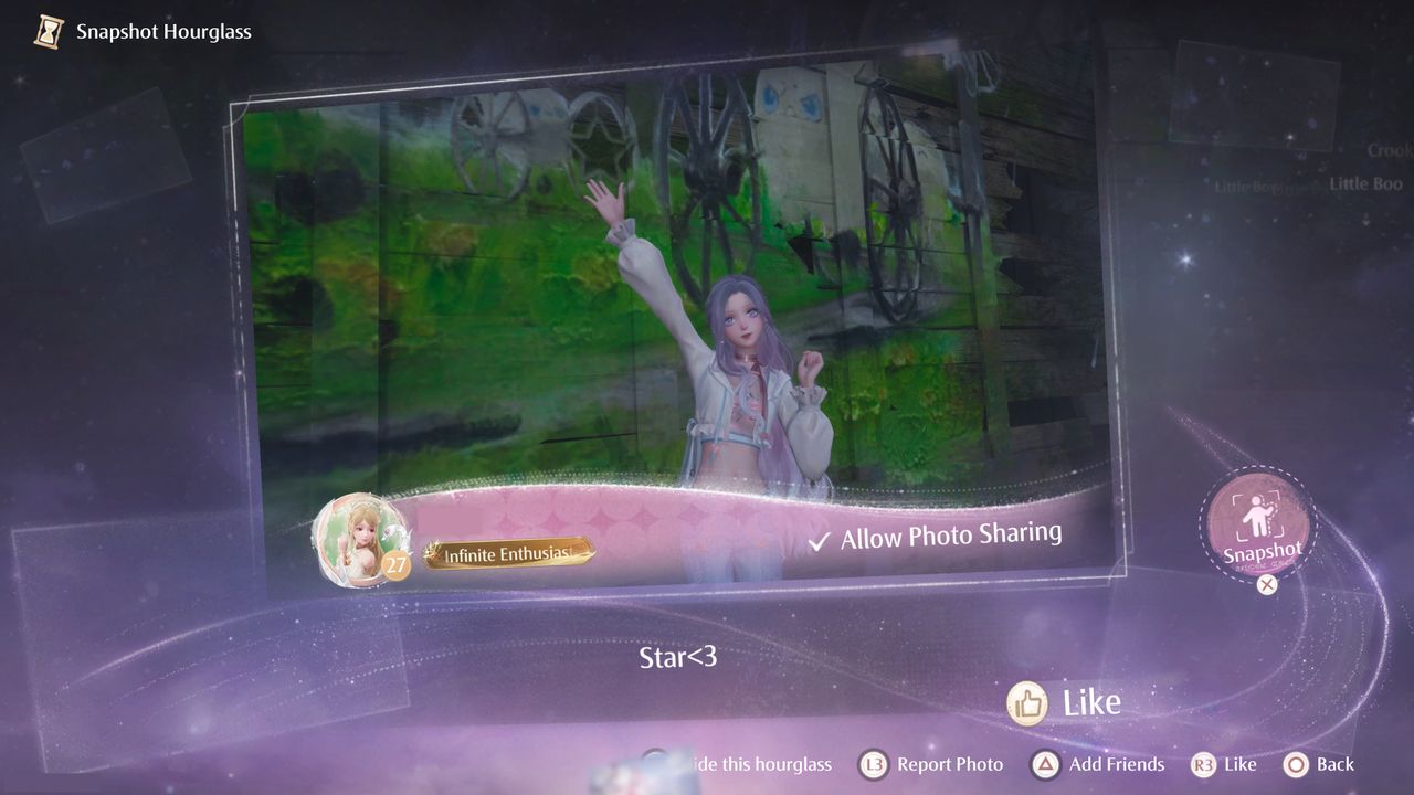 Examples of players using the Snapshot feature to help other people with puzzles and quizzes.