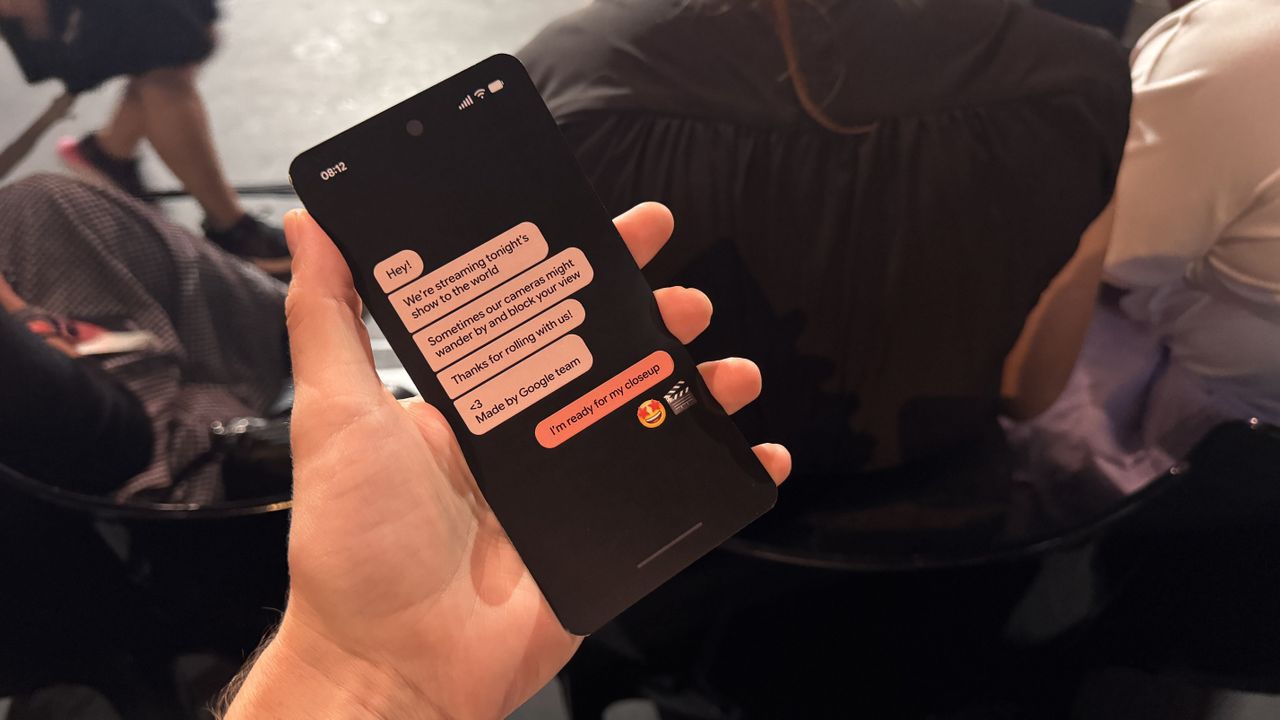 Behind the scenes-ish at Made by Google 2026