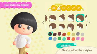 Animal Crossing: New Horizons Harriet Hairstyles
