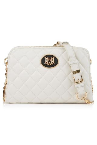 Love Moschino Super Quilted Mini Shoulder Bag ? Cream, £190