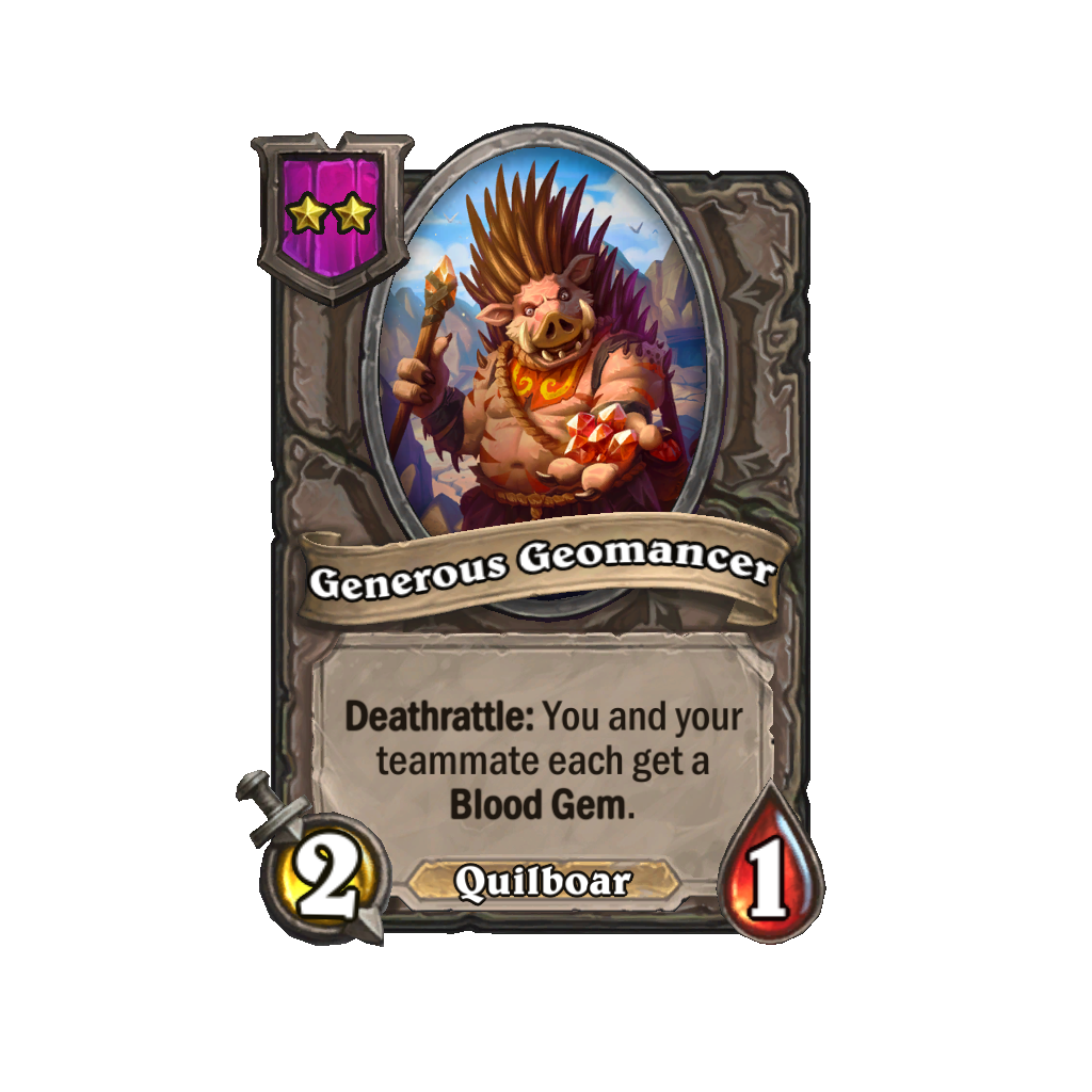 Hearthstone Battleground Season 7 duos minions