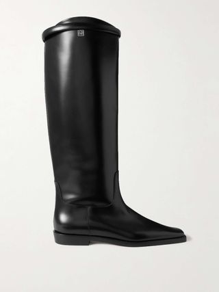 + Net Sustain the Riding Leather Knee Boots