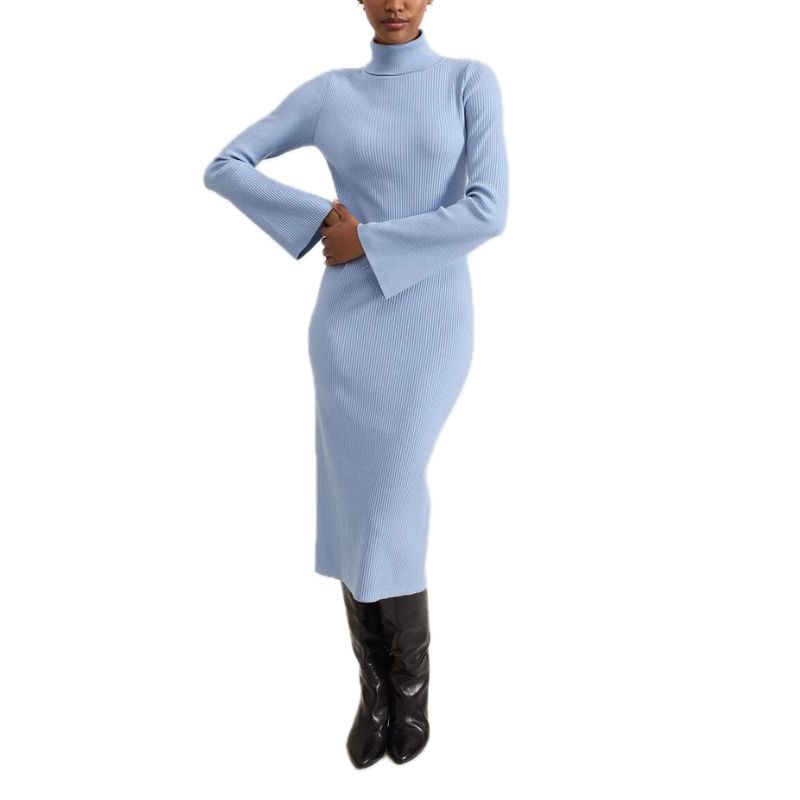 Phase Eight , Kylie Blue Roll Neck Dress