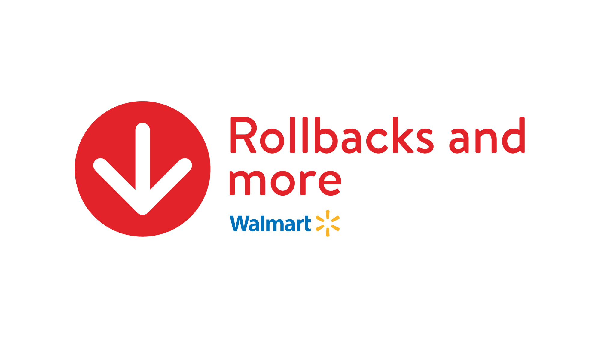Walmart Rollbacks and more logo