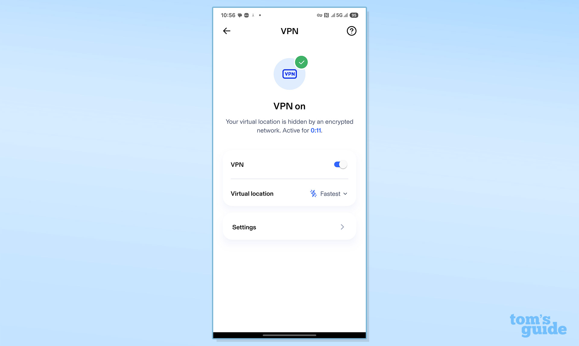 Screenshot of the Aura Identity Theft Protection app