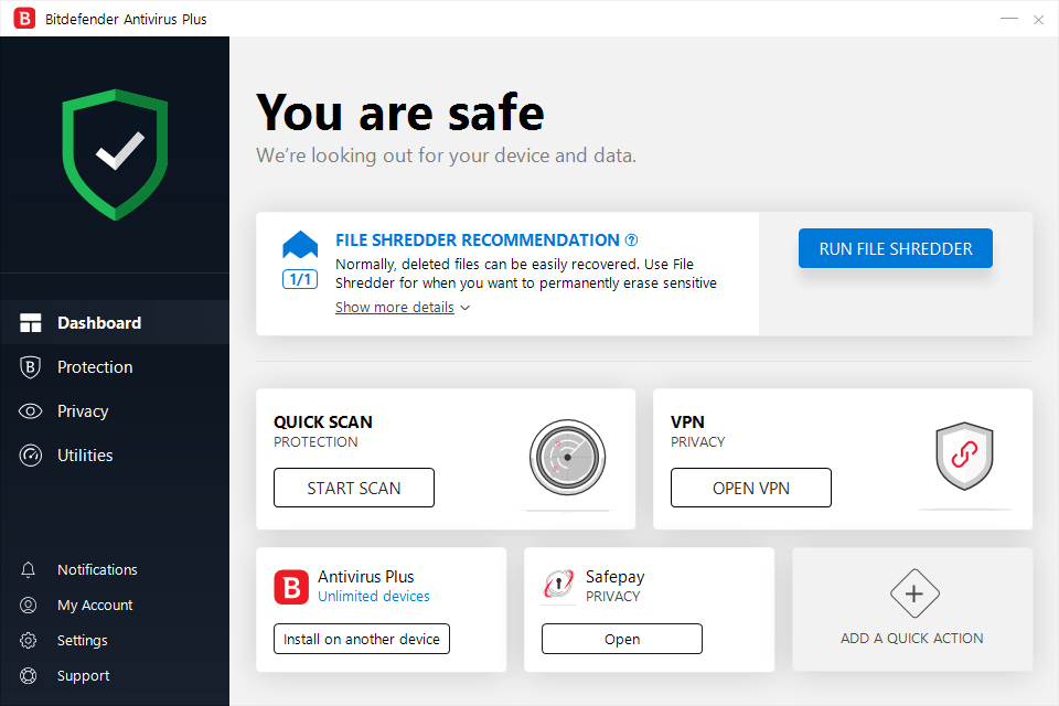 Bitdefender Antivirus Plus 2019